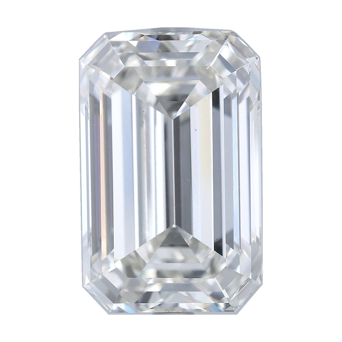 7.09 ct emerald lab-grown diamond, G color, VS1 clarity, IGI certified, still from its 360° video