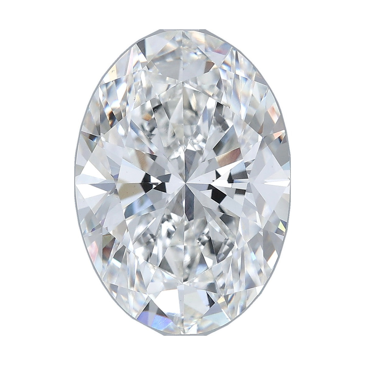 7.54 ct oval lab-grown diamond, F color, VS1 clarity, IGI certified, still from its 360° video
