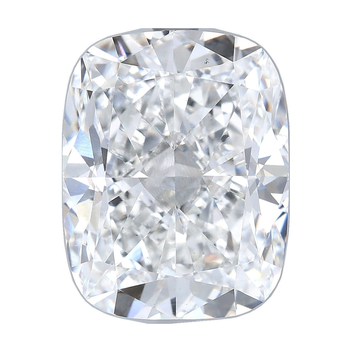 8.04 ct elongated cushion lab-grown diamond, F color, VS2 clarity, IGI certified, still from its 360° video