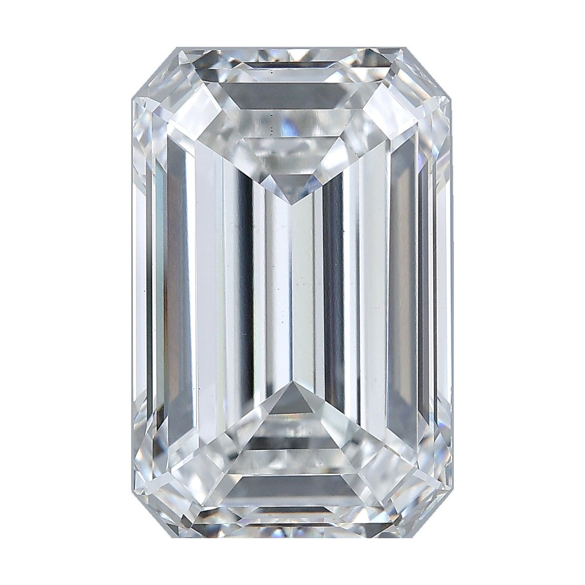 8.04 ct emerald lab-grown diamond, F color, VS1 clarity, IGI certified, still from its 360° video