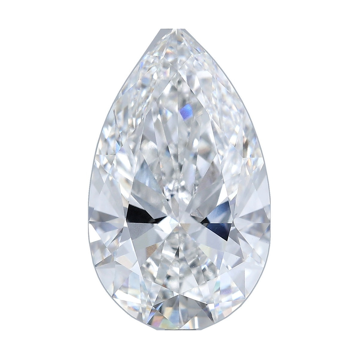 9.02 ct pear lab-grown diamond, E color, VS1 clarity, IGI certified, still from its 360° video