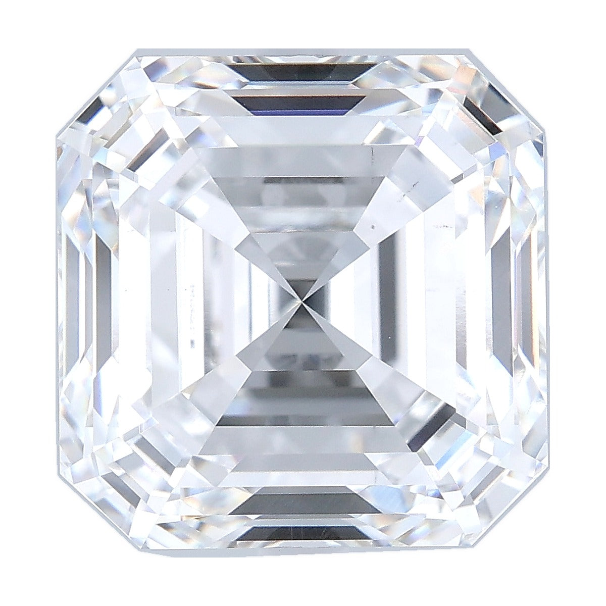 9.15 ct asscher lab-grown diamond, D color, VS1 clarity, IGI certified, still from its 360° video