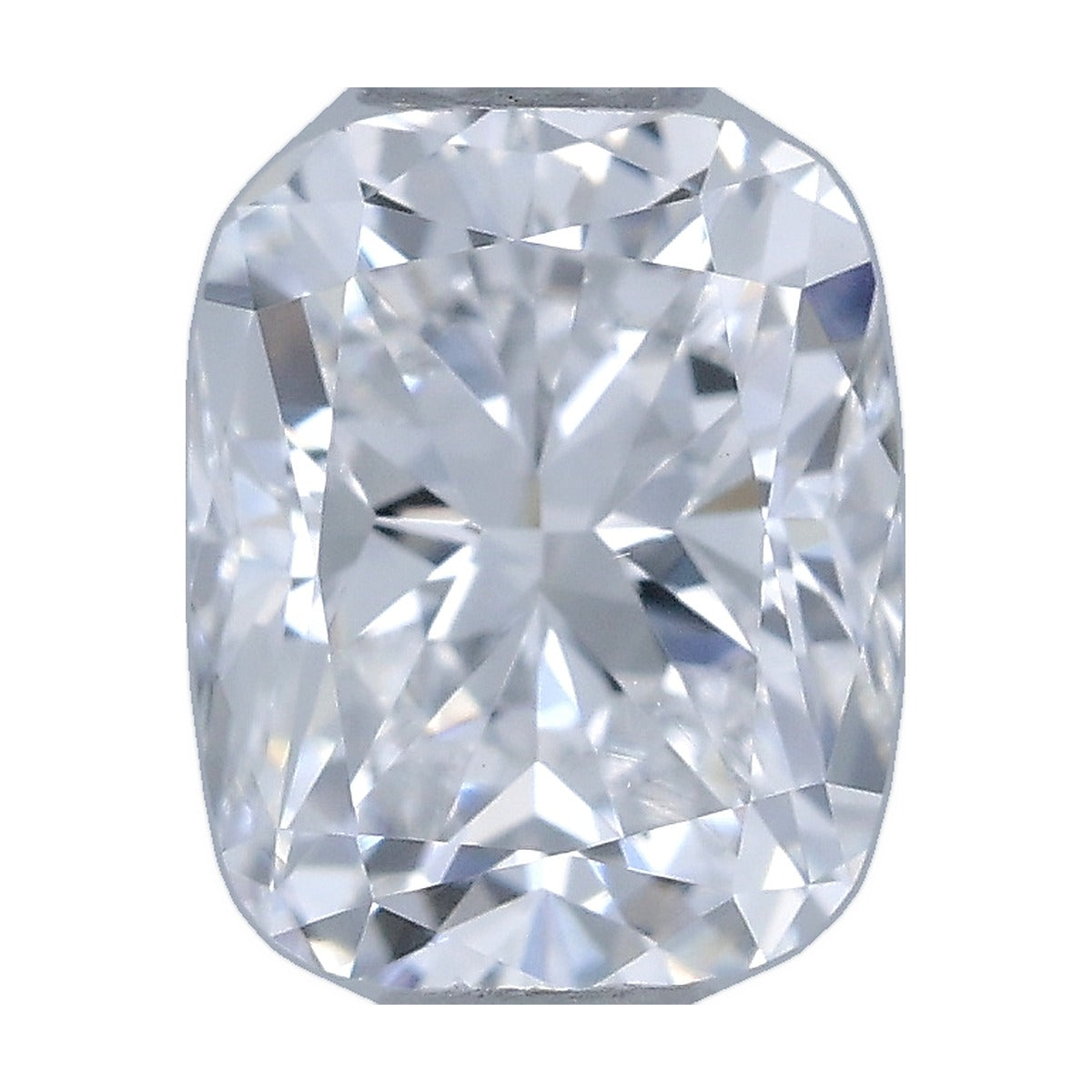 0.54 ct elongated cushion lab-grown diamond, D color, VVS2 clarity, IGI certified, still from its 360° video