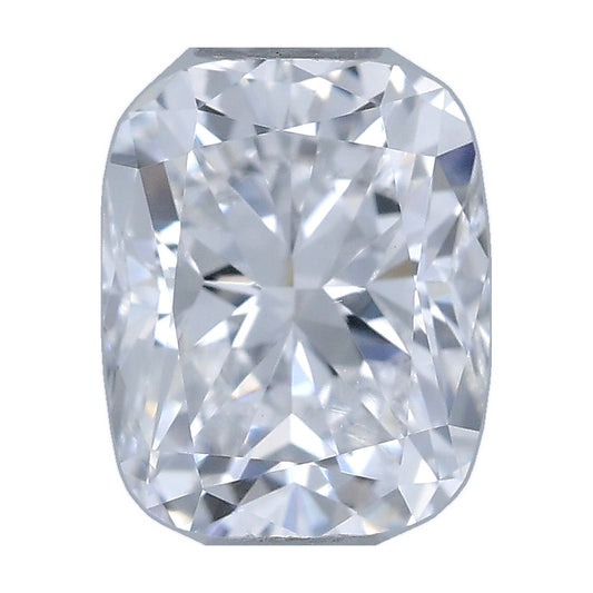 0.54 ct elongated cushion lab-grown diamond, D color, VVS2 clarity, IGI certified, still from its 360° video