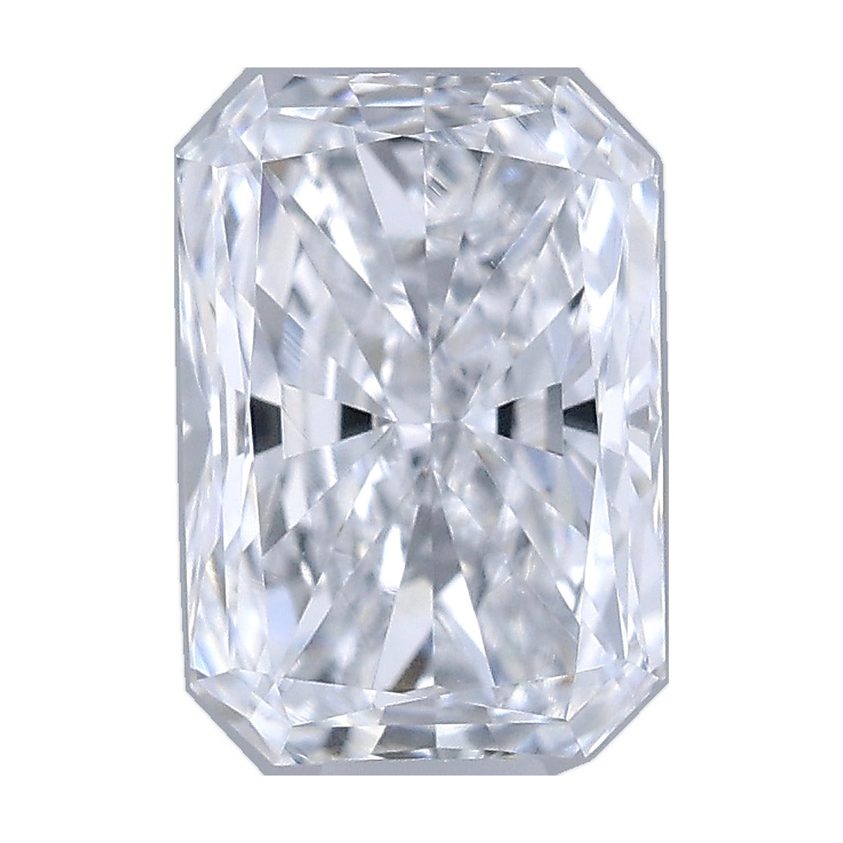 0.55 ct radiant lab-grown diamond, D color, VVS2 clarity, IGI certified, still from its 360° video