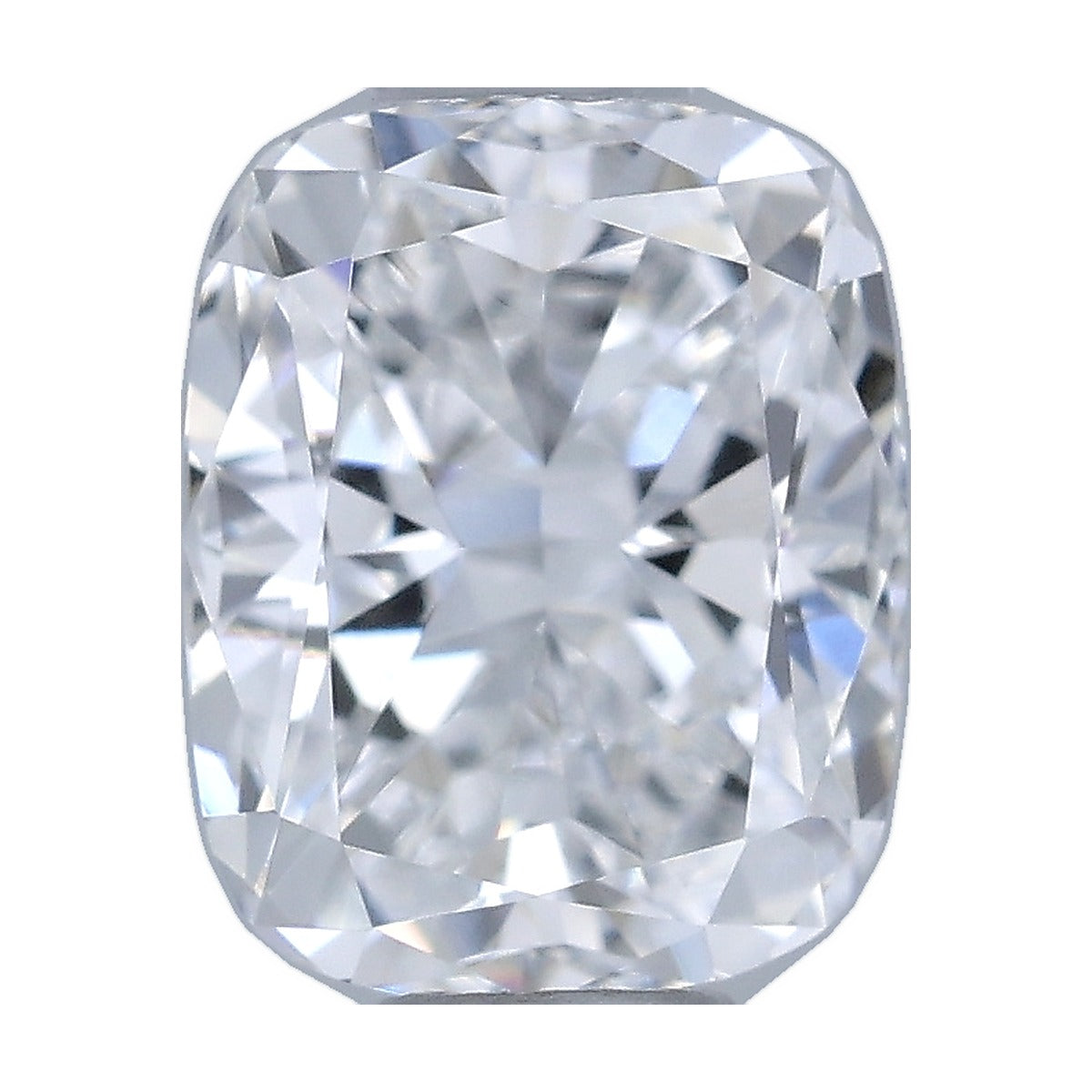 0.56 ct elongated cushion lab-grown diamond, D color, VS1 clarity, IGI certified, still from its 360° video