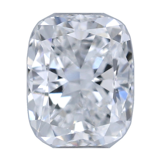 0.56 ct elongated cushion lab-grown diamond, D color, VS1 clarity, IGI certified, still from its 360° video