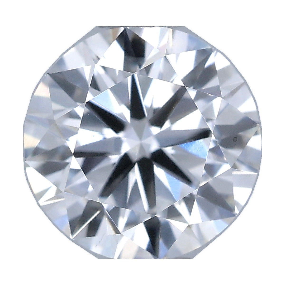 0.70 ct round lab-grown diamond, D color, VS1 clarity, IGI certified, still from its 360° video