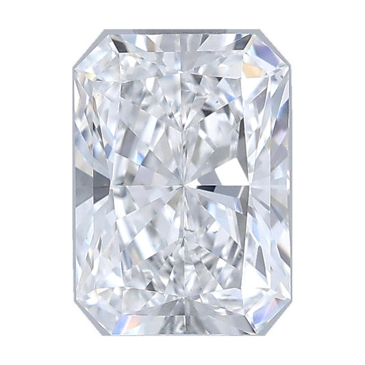 0.71 ct radiant lab-grown diamond, D color, VS2 clarity, IGI certified, still from its 360° video