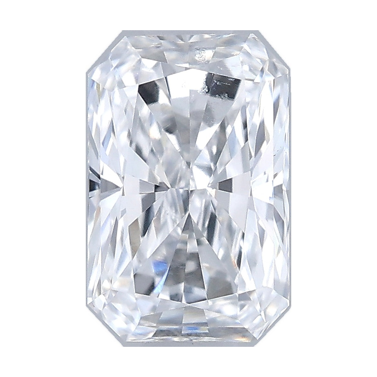 0.72 ct radiant lab-grown diamond, D color, VS1 clarity, IGI certified, still from its 360° video