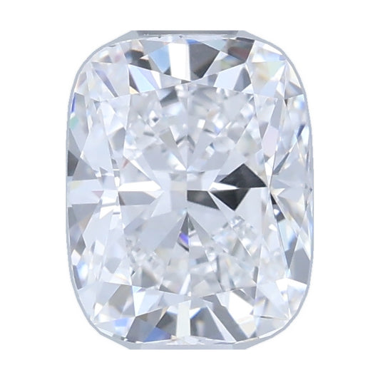 0.78 ct elongated cushion lab-grown diamond, E color, SI1 clarity, IGI certified, still from its 360° video