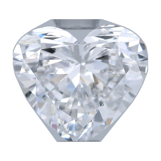 0.84 ct heart lab-grown diamond, E color, VVS2 clarity, IGI certified, still from its 360° video