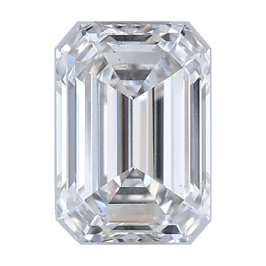 0.90 ct emerald lab-grown diamond, G color, VS1 clarity, IGI certified, still from its 360° video