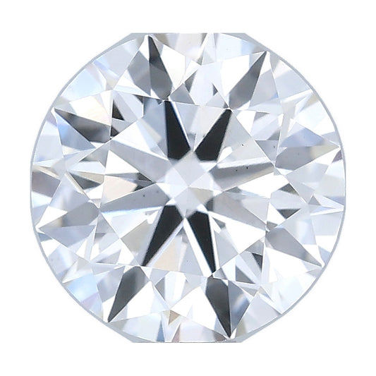 0.91 ct round lab-grown diamond, F color, VS2 clarity, IGI certified, still from its 360° video