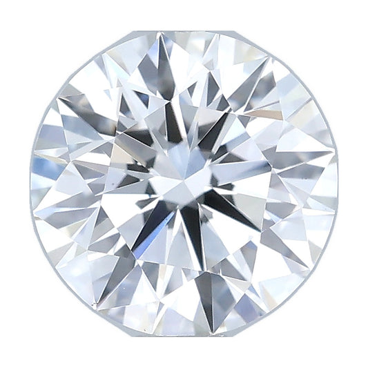 0.92 ct round lab-grown diamond, F color, VS1 clarity, IGI certified, still from its 360° video