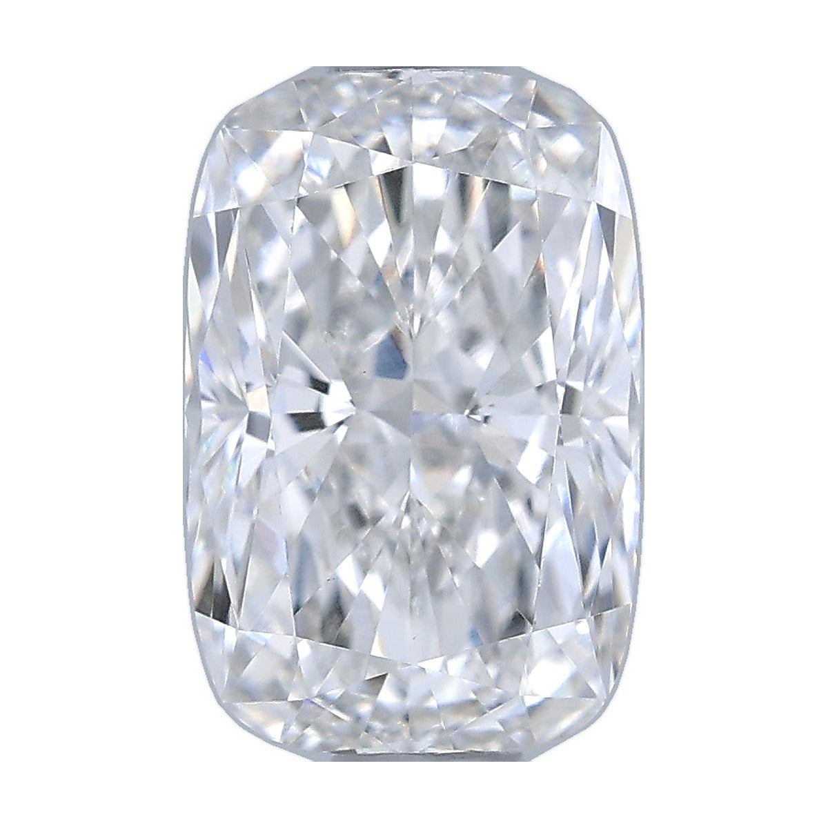 0.93 ct elongated cushion lab-grown diamond, E color, VVS2 clarity, IGI certified, still from its 360° video
