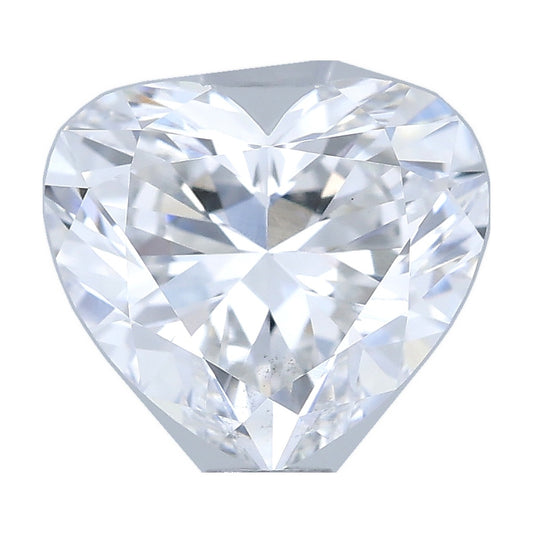 0.93 ct heart lab-grown diamond, E color, VS2 clarity, IGI certified, still from its 360° video