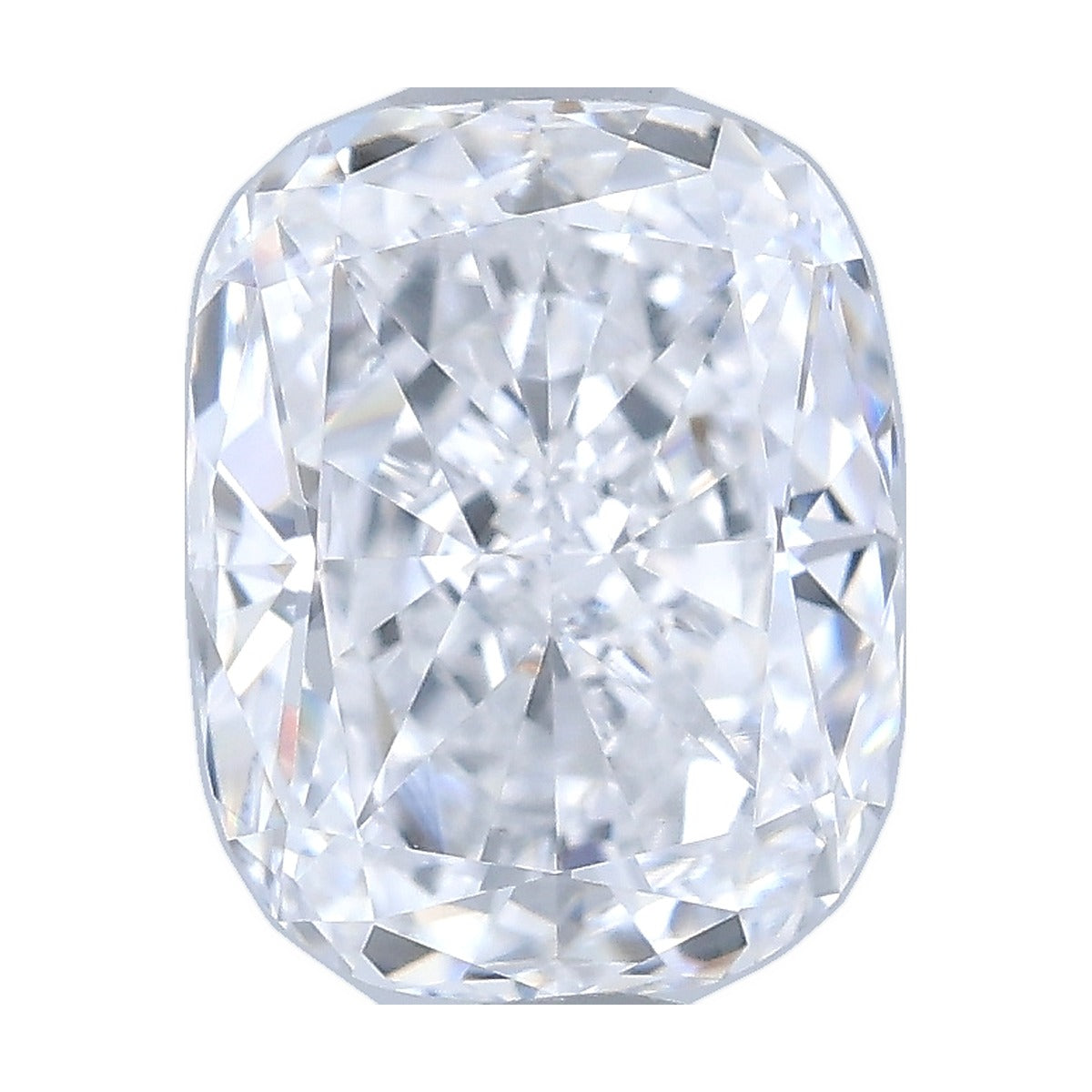 0.94 ct elongated cushion lab-grown diamond, D color, VVS2 clarity, IGI certified, still from its 360° video