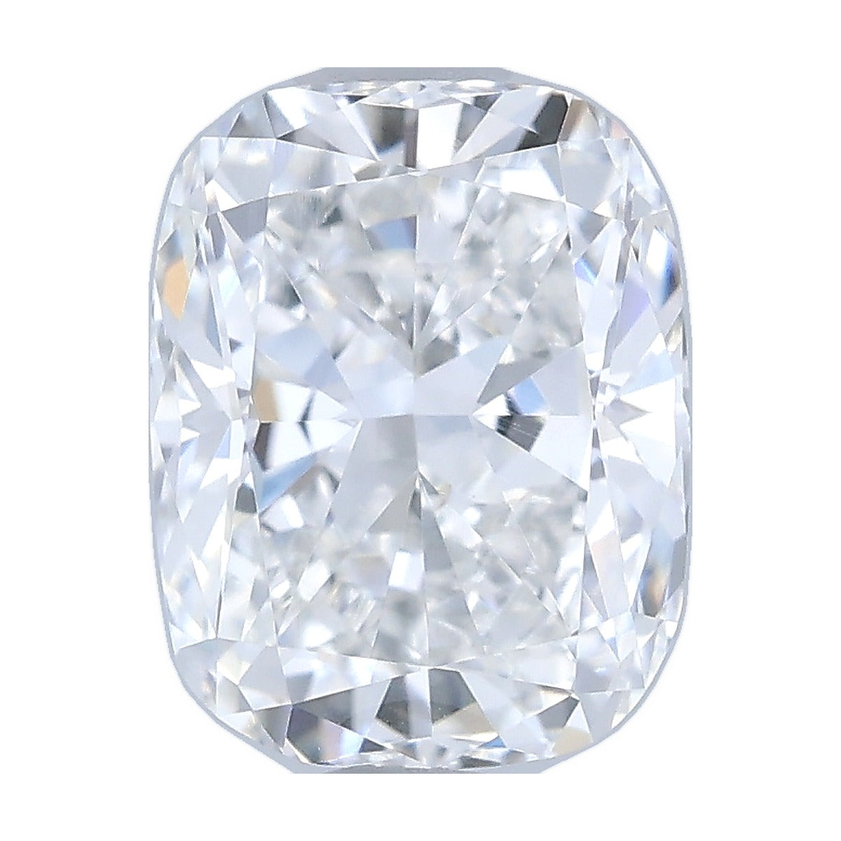 0.94 ct elongated cushion lab-grown diamond, E color, VVS2 clarity, IGI certified, still from its 360° video