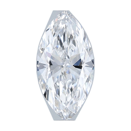 0.94 ct marquise lab-grown diamond, E color, VS1 clarity, IGI certified, still from its 360° video