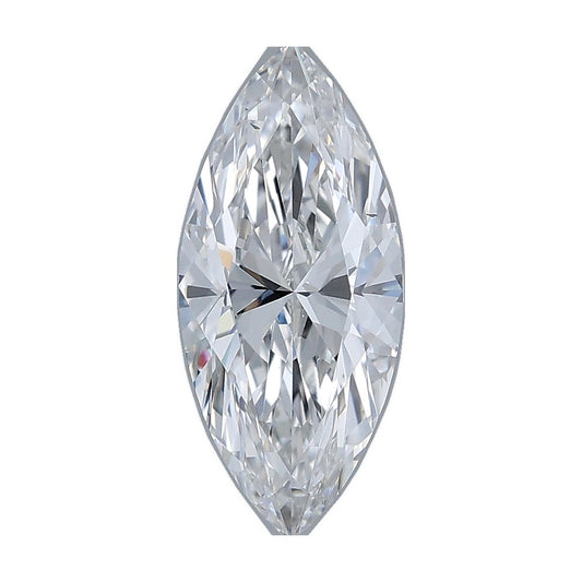 0.94 ct marquise lab-grown diamond, F color, VS1 clarity, IGI certified, still from its 360° video