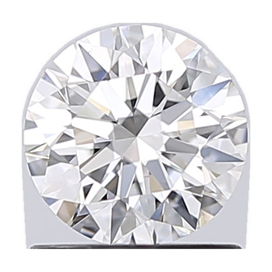 0.94 ct round lab-grown diamond, E color, VS1 clarity, IGI certified, still from its 360° video
