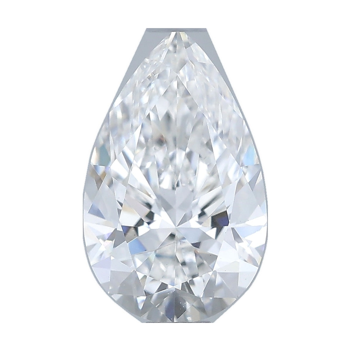 0.95 ct pear lab-grown diamond, F color, VS1 clarity, IGI certified, still from its 360° video