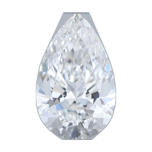 0.95 ct pear lab-grown diamond, F color, VS1 clarity, IGI certified, still from its 360° video
