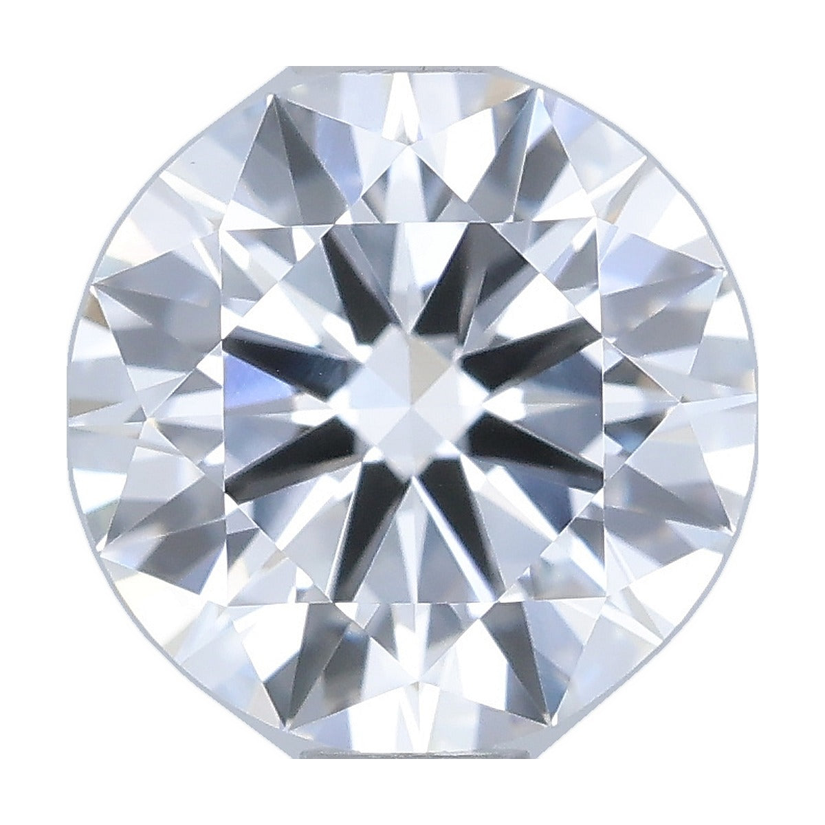 0.95 ct round lab-grown diamond, D color, VVS2 clarity, IGI certified, still from its 360° video