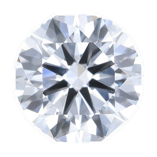 0.95 ct round lab-grown diamond, D color, VVS2 clarity, IGI certified, still from its 360° video