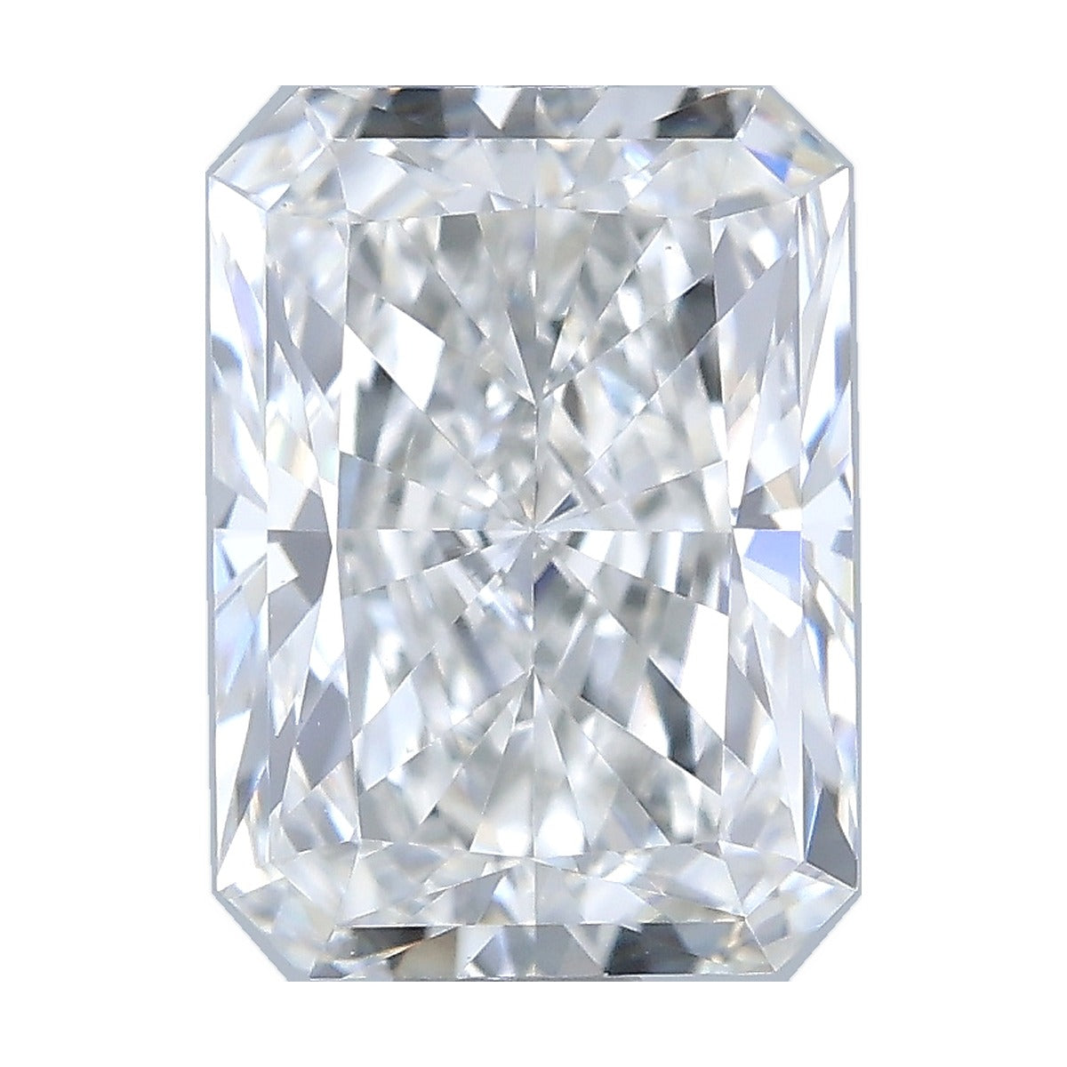 0.96 ct radiant lab-grown diamond, F color, VVS2 clarity, IGI certified, still from its 360° video