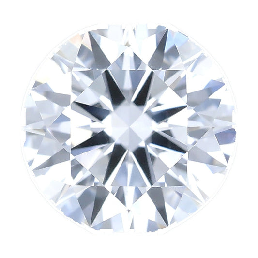 0.96 ct round lab-grown diamond, D color, VVS2 clarity, IGI certified, still from its 360° video
