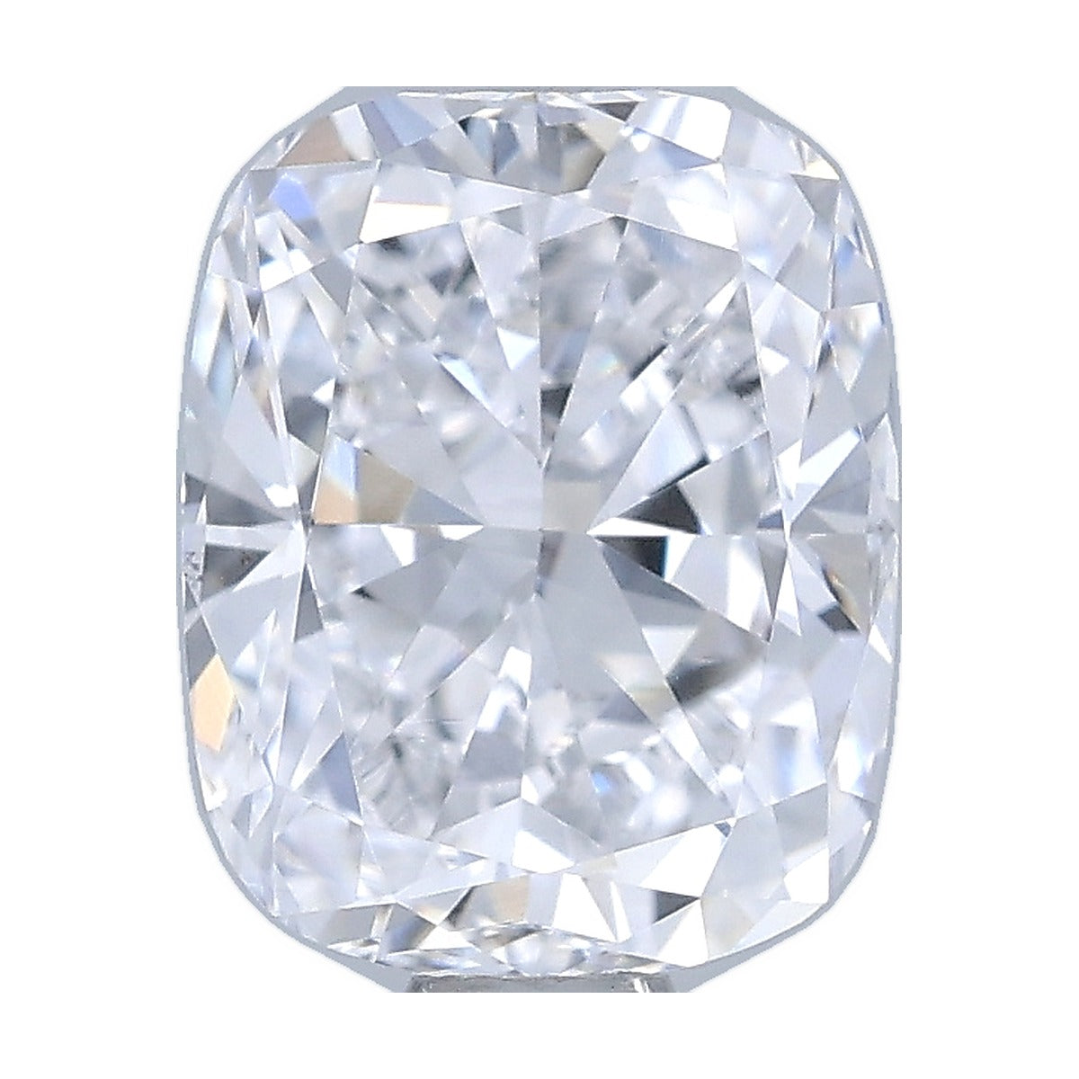 0.97 ct elongated cushion lab-grown diamond, D color, VVS1 clarity, IGI certified, still from its 360° video