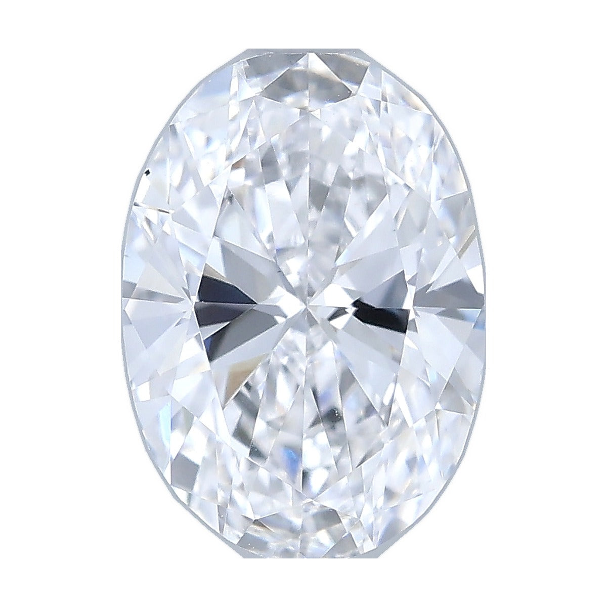 0.97 ct oval lab-grown diamond, D color, VS1 clarity, IGI certified, still from its 360° video