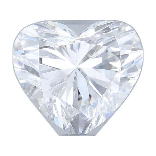 0.98 ct heart lab-grown diamond, D color, VS1 clarity, IGI certified, still from its 360° video