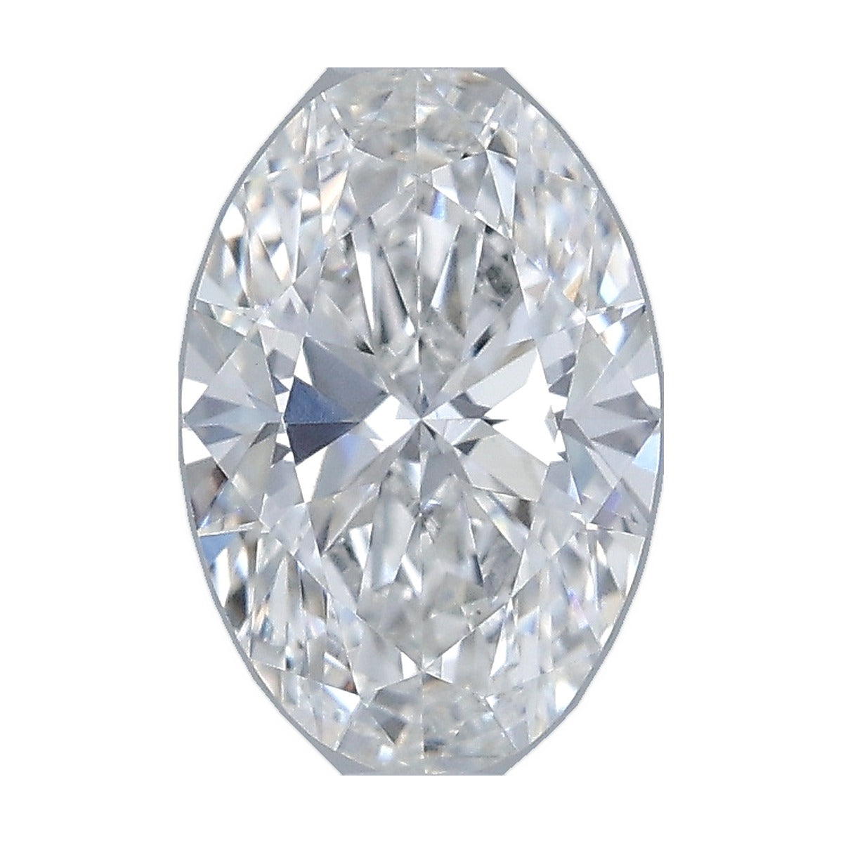 0.98 ct oval lab-grown diamond, F color, VVS2 clarity, IGI certified, still from its 360° video