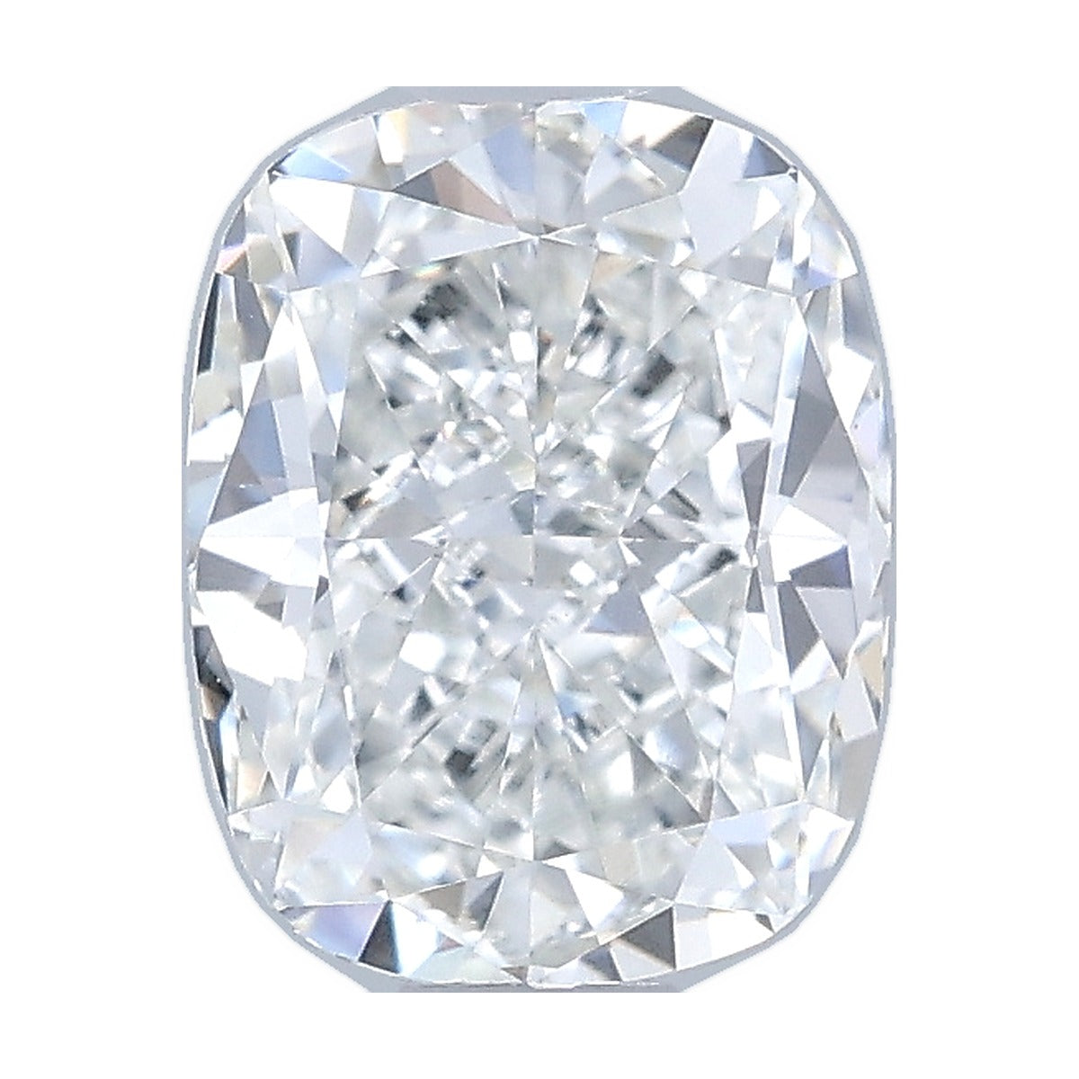 0.99 ct elongated cushion lab-grown diamond, F color, VVS2 clarity, IGI certified, still from its 360° video