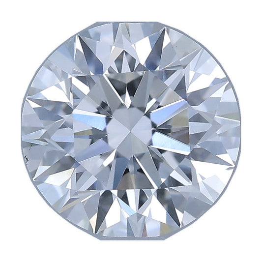 0.99 ct round lab-grown diamond, E color, VS1 clarity, IGI certified, still from its 360° video