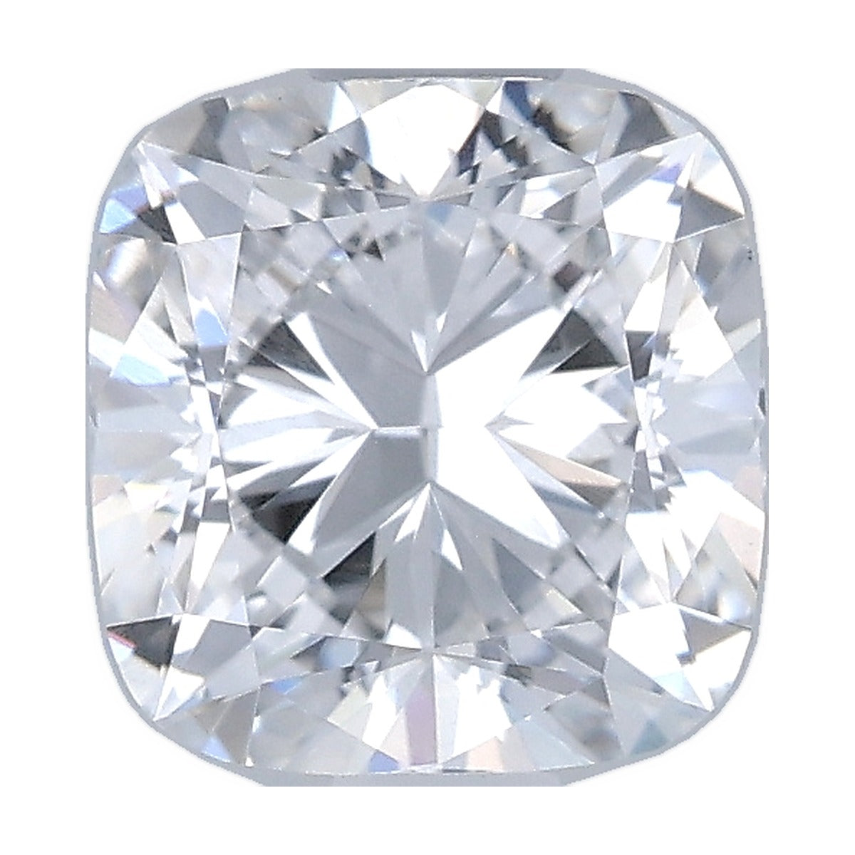 1.00 ct cushion lab-grown diamond, F color, SI1 clarity, IGI certified, still from its 360° video