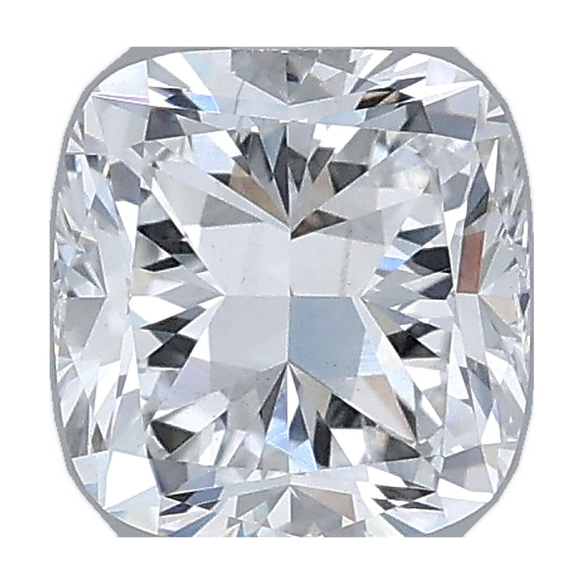 1.00 ct cushion lab-grown diamond, F color, VS1 clarity, IGI certified, still from its 360° video