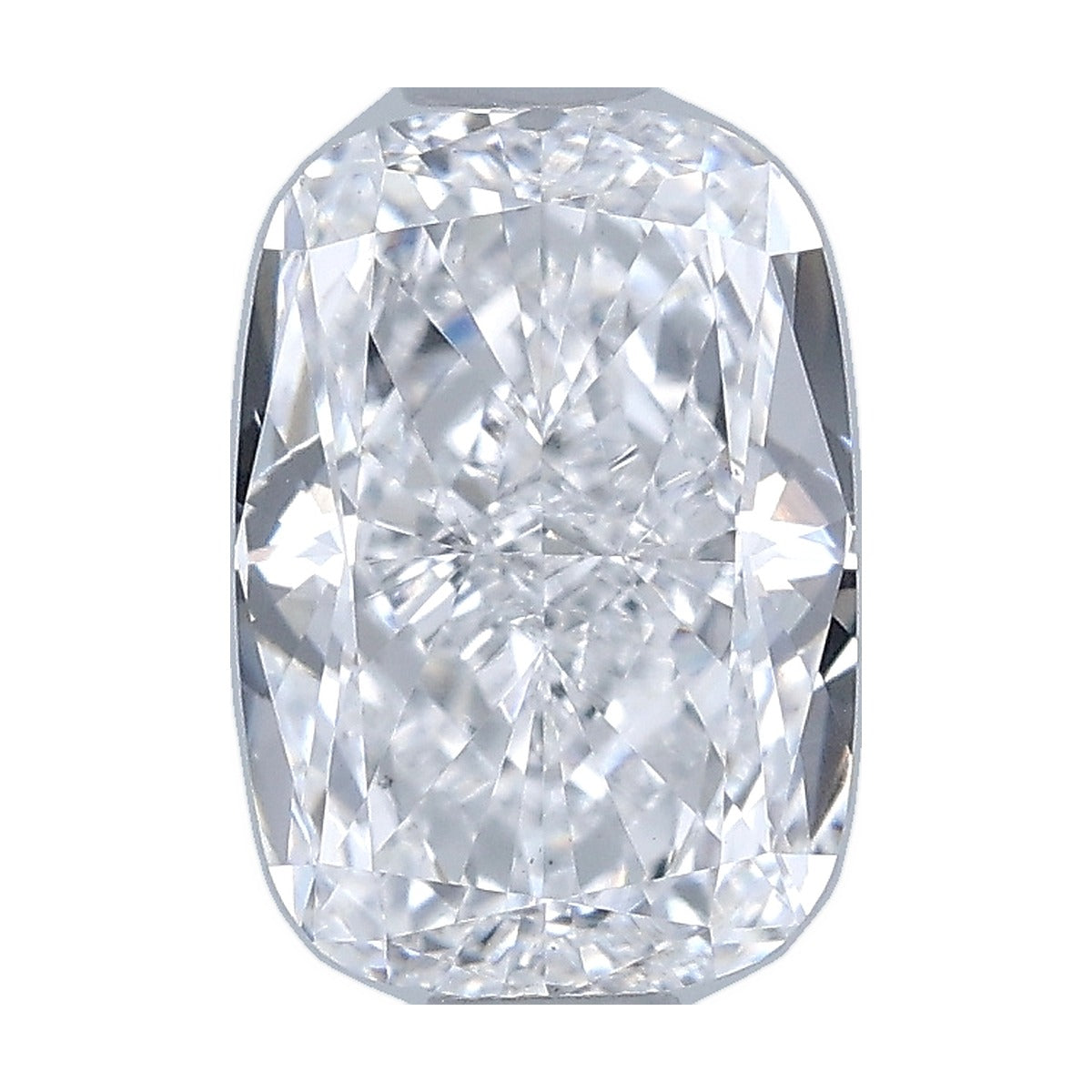 1.00 ct elongated cushion lab-grown diamond, D color, VS1 clarity, IGI certified, still from its 360° video