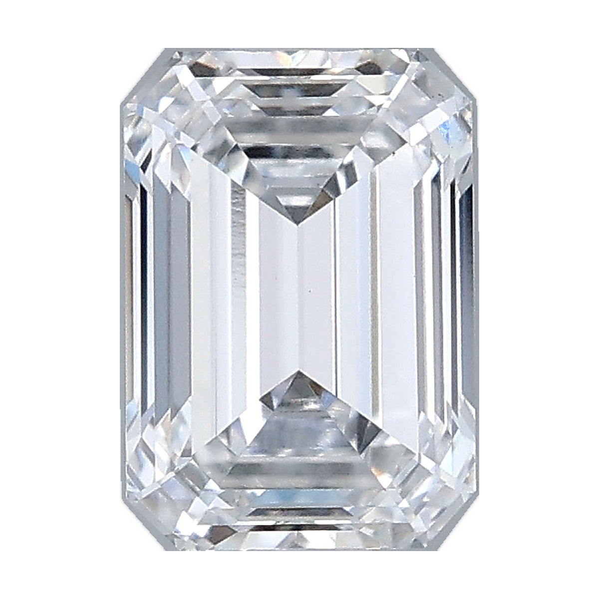 1.00 ct emerald lab-grown diamond, E color, VS1 clarity, IGI certified, still from its 360° video