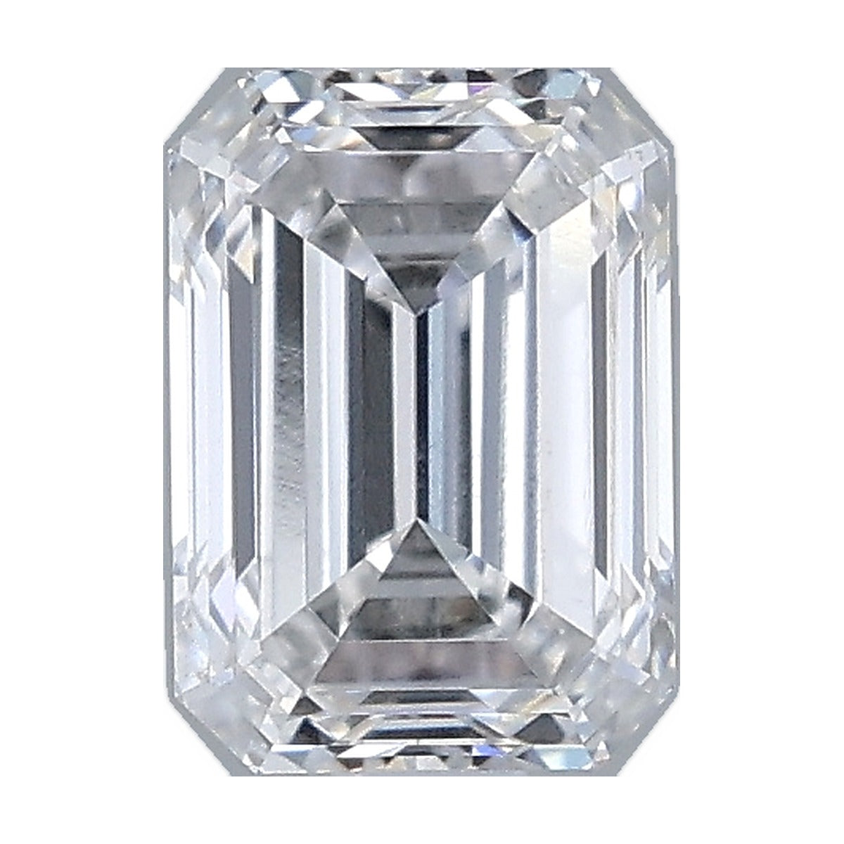 1.00 ct emerald lab-grown diamond, F color, VS1 clarity, IGI certified, still from its 360° video