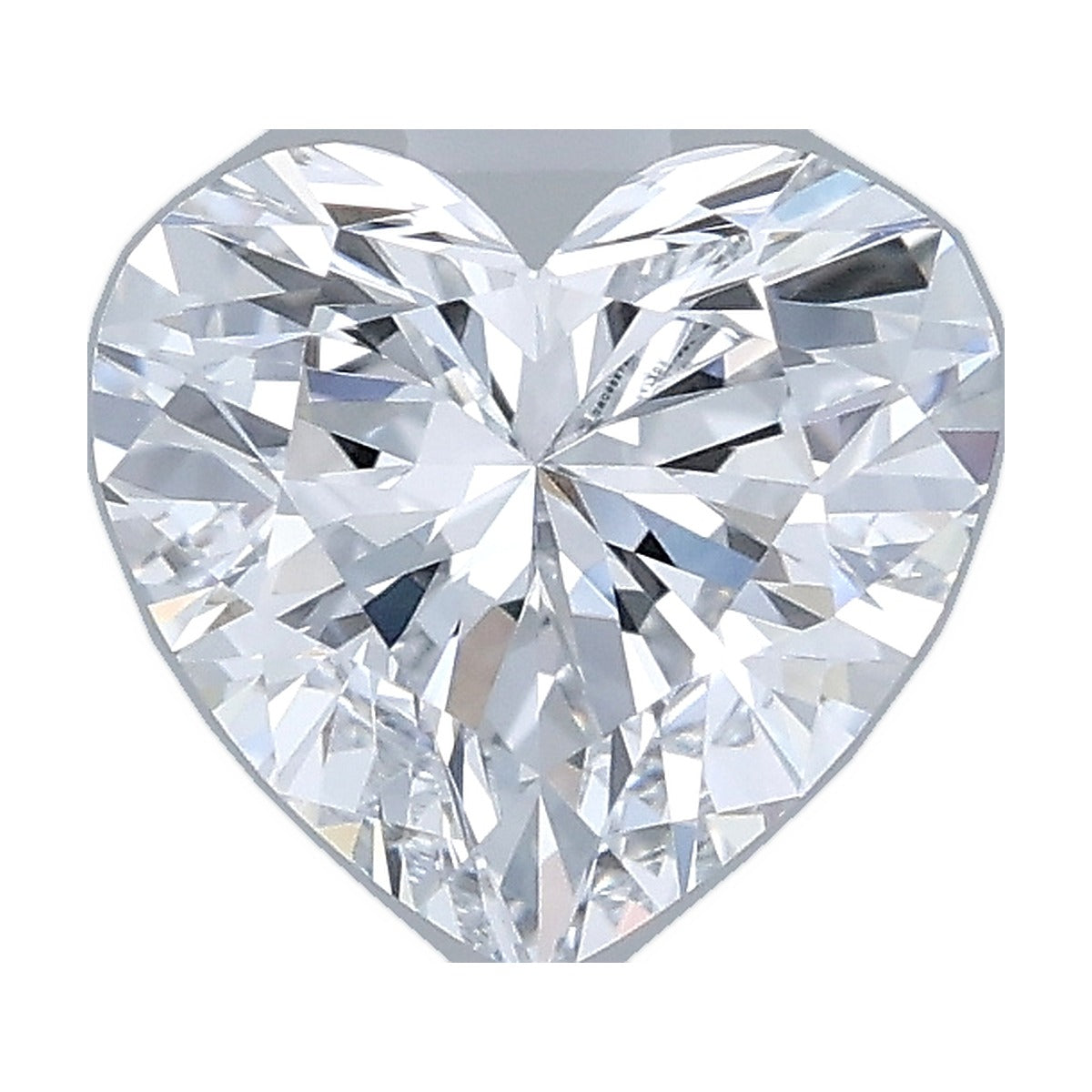 1.00 ct heart lab-grown diamond, D color, VS1 clarity, IGI certified, still from its 360° video