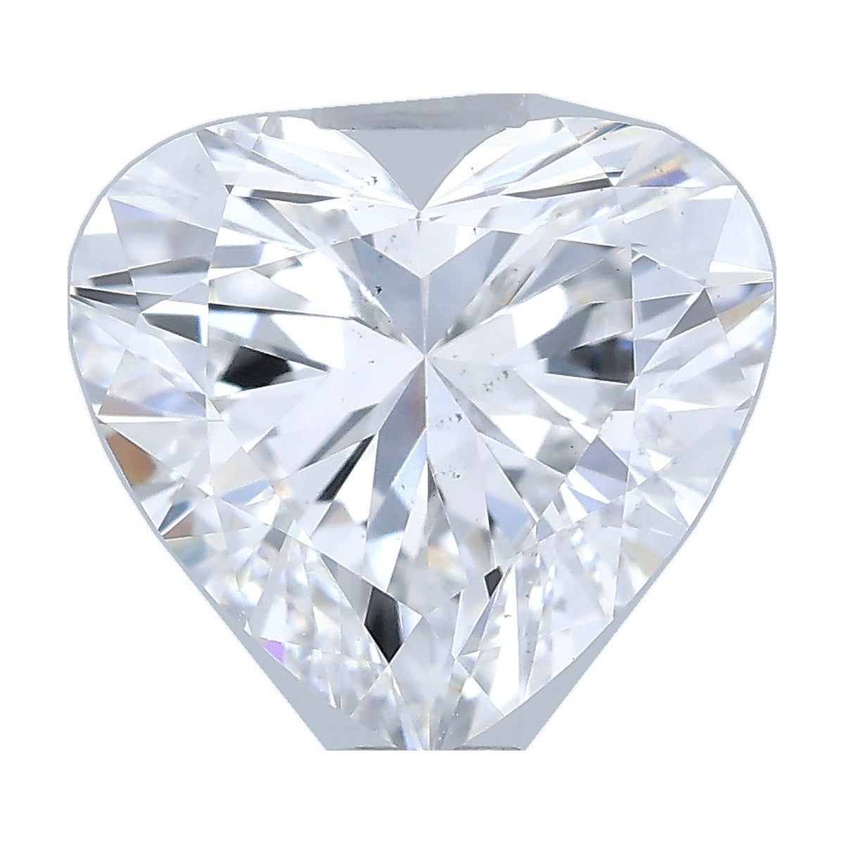 1.00 ct heart lab-grown diamond, D color, VS2 clarity, IGI certified, still from its 360° video