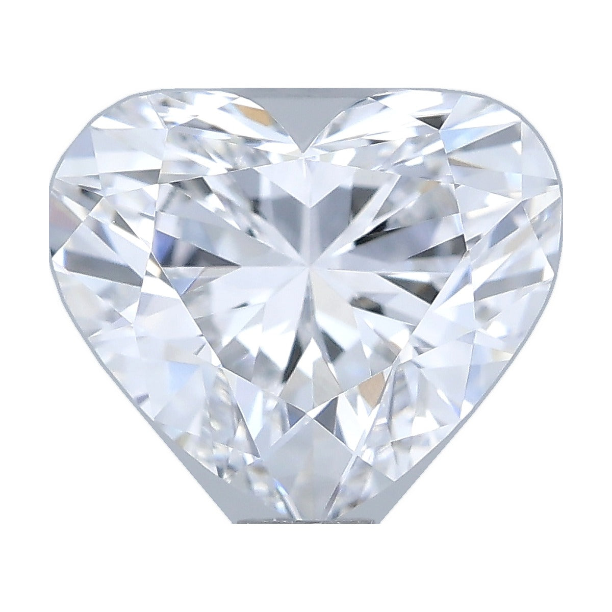 1.00 ct heart lab-grown diamond, D color, VVS2 clarity, IGI certified, still from its 360° video