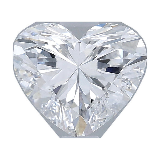 1.00 ct heart lab-grown diamond, E color, VS1 clarity, IGI certified, still from its 360° video