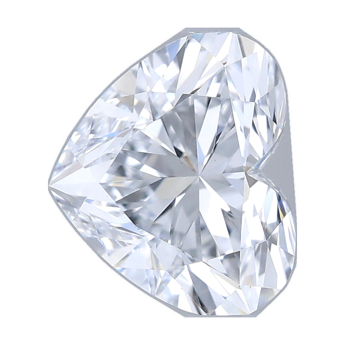1.00 ct heart lab-grown diamond, E color, VVS2 clarity, IGI certified, still from its 360° video