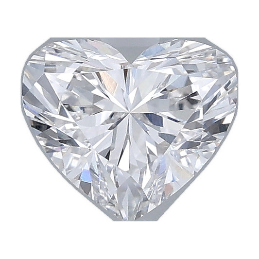 1.00 ct heart lab-grown diamond, F color, VS1 clarity, IGI certified, still from its 360° video