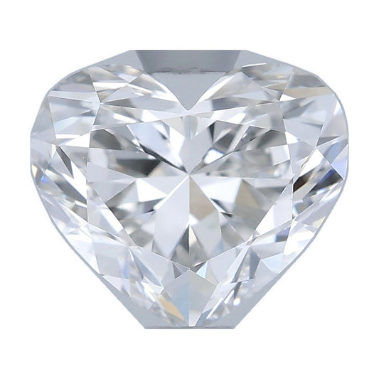 1.00 ct heart lab-grown diamond, F color, VVS2 clarity, IGI certified, still from its 360° video